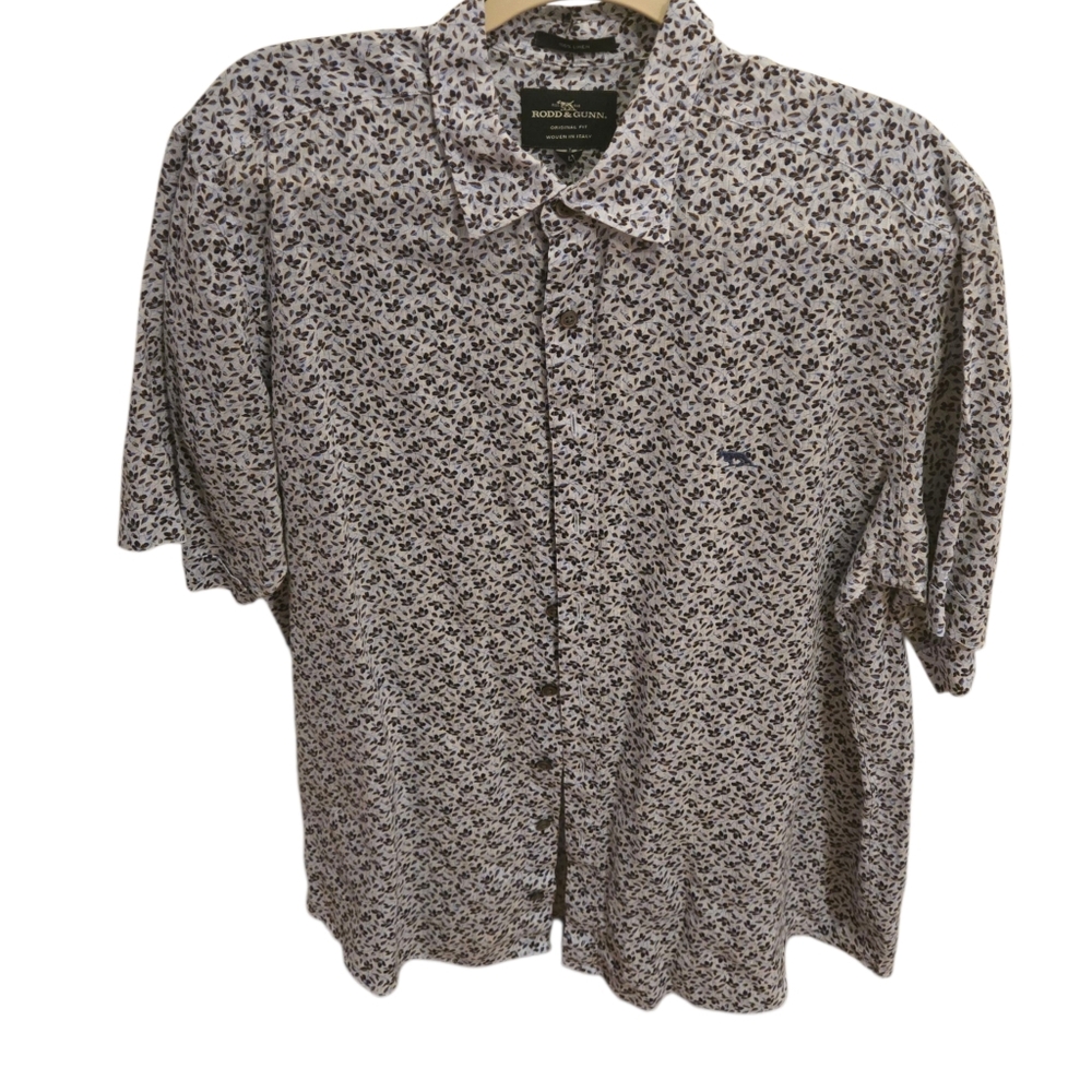 Rodd & Gunn Linen Floral Short Sleeve Button Shirt
